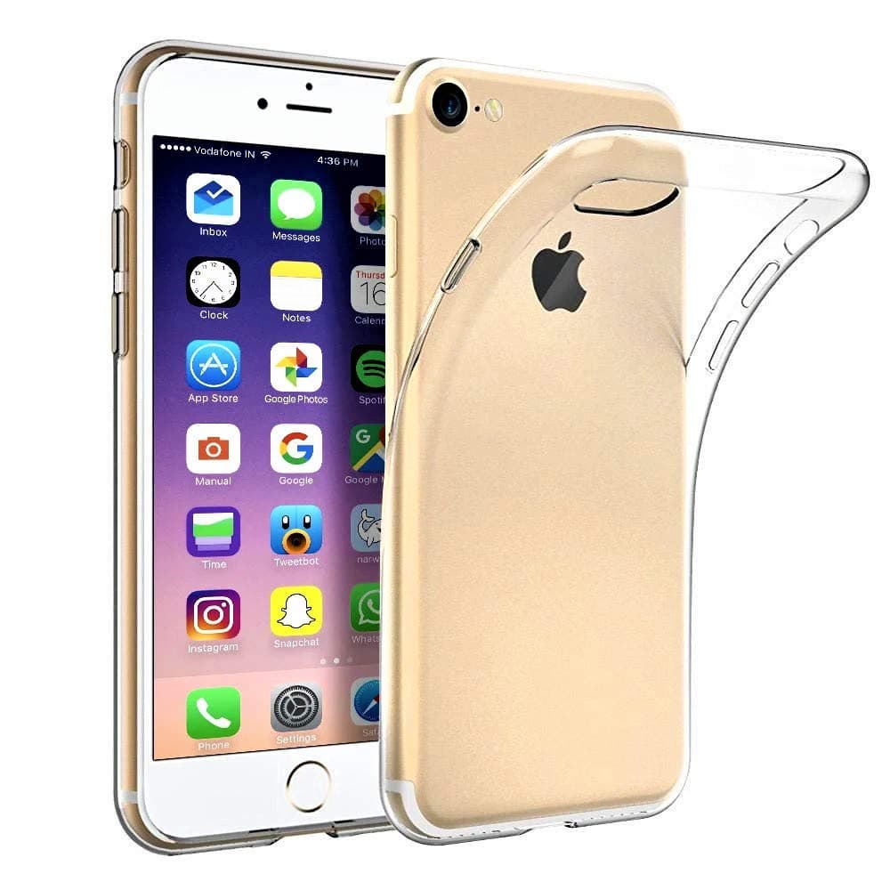 Vultic iPhone 7/8 / SE 2020 Case - Soft Slim TPU [Crystal Clear] Transparent Protective Back Cover for Apple iPhone 8, iPhone 7 and iPhone SE 2nd Generation (Clear)