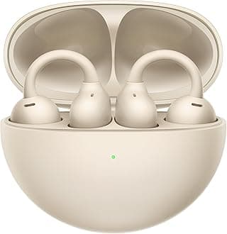 HUAWEI FreeClip, Groundbreaking Aesthetic Design, Feather-light Wearing, Open-ear Listening, AI Crystal-Clear Call, Long Battery Life, Dual-Device Connections, Beige