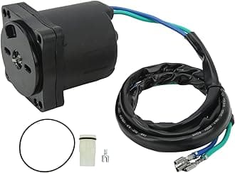 Tilt Trim Motor, 12V Reversible Outboard Power Trim Motor, Quick Start, Rustproof Replacement for Outboard Motor, 6120 ZY9 013