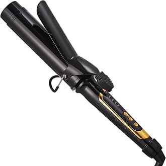 1 1/2 Inch Curling Iron 1.5" Barrel Curling for Medium & Long Hair with Soft and Relax Curls, Up to 450°F Worldwide Voltage (100-240V) Hair Curler for Traveling, Hair Waving Style Tool – Black