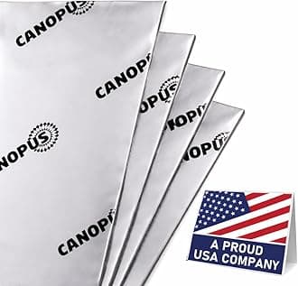 Car Sound Deadening Mat - 80 mil, 10 sqft, Butyl Sound Deadener for Trunk, Doors, Floor & Ceiling, Audio Dampening Material, Pack of 10 Sheets, Silver