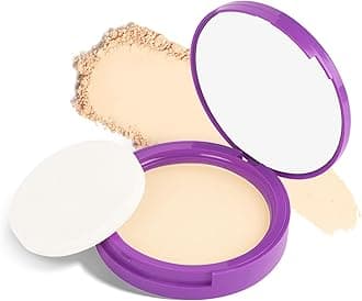 SUGAR POP Longwear Compact with Castor Oil & Vitamin E | PressedSetting Powder with UV Protection | Matte & Long Lasting | 9gm - 04 Pearl