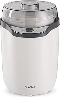 Yoghurt Maker Machine – Yogurt Maker with Strainer & Recipes Included, 1.8L, Ideal for Greek & Natural Yoghurt with No Sugars or Preservatives, Easy Cleaning & Simple Operation - White