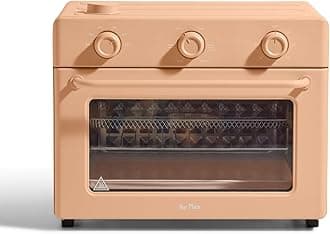 Our Place Large Wonder Oven | 6-in-1 Stainless Steel Air Fryer Toaster Oven Combo with Basket, Rack, Pan & Tray | 3-Rack, 31.7 QT, Large Capacity - Toast, Roast, Bake, Reheat, Broil & Steam | Spice