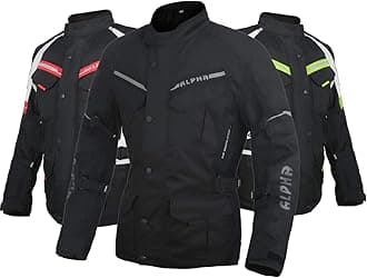 ALPHA CYCLE GEAR 2021 Adventure & Touring Motorcycle Jacket For Men Motorbike Off Road CE Armor All Season Waterproof