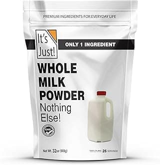 Whole Milk Powder, Made in USA, Hormone Free, Powdered Dry Milk, Shelf Stable, 32oz