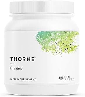 - Thorne Creatine Monohydrate Powder, 15.2 oz (450 g) (90 Servings), No Artificial Sweeteners, Tasteless, Flavorless, Powder, Training, Exercise, Muscle Training, Body Makeup, NSF Sports Certified