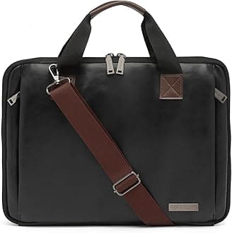 Leather Office Laptop Bags for Men & Women,Stylish,Briefcase,Messenger Bags |Fits 13",14", 15.6" Macbook Laptops,Birthday Gift for Husband/Father,Valentine Gifts for Boyfriend