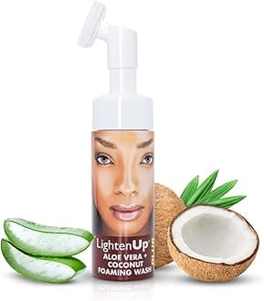 OMIC Lighten-UpSkin Brightening Face Wash, Foaming Cleanser - 5 fl oz / 150 ml - Acne Face Wash, Gentle Facial Cleanser for Oily, Sensitive, and Normal Skin