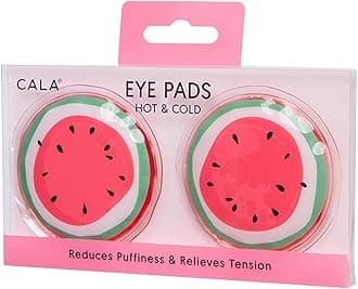 Cala Hot and Cold Eye Pads - Soothing, Revitalizing, Puffiness, Refresh, Relieves Stress, Relax, Relieves Puffiness and Tension, Watermelon (69163)