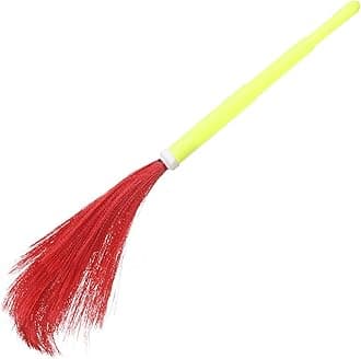 Bringhom Plastic Bristles Broom/Jhadu Phool Jhadu for Wet Floors, Carpet, Dry Floors and Multipurpose Cleaning (Multicolor, 1U)