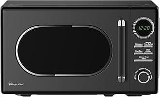 0.7 cu. ft. Retro Countertop Microwave in Black