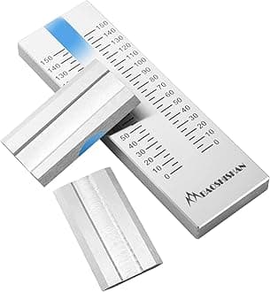 BAOSHISHAN 0-150μm Grindometer Stainless Steel Fineness Gauge ISO Standard Single Groove (150μm)