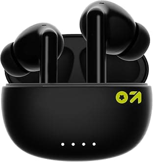 Z20 Made in India Ear Buds Wireless with 51H Playtime, Clear Calling ENC Mic, Low Latency Gaming, 10mm Bass Drivers Earbuds Buds TWS Bluetooth (Space Black)