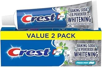 Cavity & Tartar Protection Toothpaste, Whitening Baking Soda & Peroxide, 5.7 oz, Pack of 2