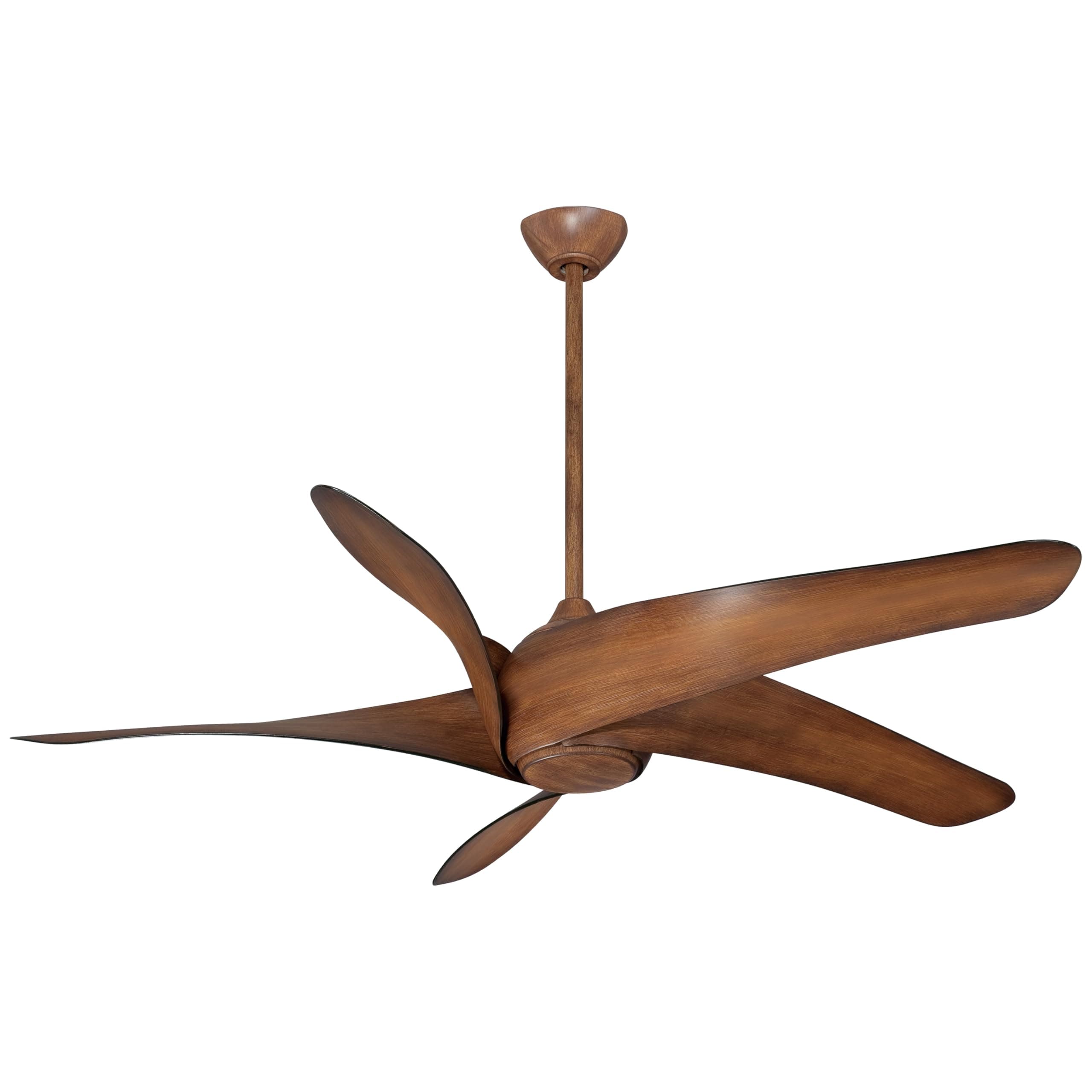 Minka-Aire F905L-DK Artemis XL5 62 Inch Ceiling Fan with LED Light and DC Motor in Distressed Koa Finish