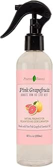Pink Grapefruit Pillow and Room Spray, Natural Aromatic Mist Made with Pure Pink Grapefruit Essential Oil, Relax Your Body & Mind, Perfect as a Bathroom Air Freshener Odor Eliminator