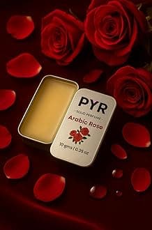 Solid Perfume for Men & Women | Arabic Rose Long-Lasting & Strong Fragrance | Non-Greasy & Travel-Friendly | Perfect for Date Night & Gifting | 10g