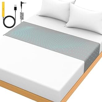 Grounding Mat for Bed 90% Organic Cotton+10% Pure Silver Fiber, Grounding Fitted Sheets for All Mattress Sizes, with Static grounding Cord and Test Pen (Gray, 105.1 * 23.3 inch)