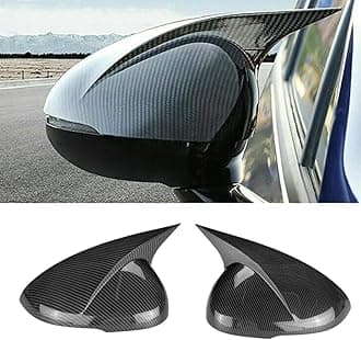 XITER Rear View Side Mirror Cover Side Mirror Cap For Kia K5 2021 2022 2024,Glossy Black
