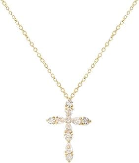 Cross Pendant Necklace for Women Jewelry Gold Cross Necklaces for Women Cross Necklace Minimalist Trendy Jewelry Valentines Day