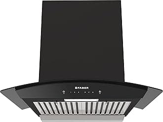 60cm 1500 m³/hr Autoclean Kitchen Chimney|Autoclean Alarm|Mood Light|12Yr Warranty on Motor 2Yr Comprehensive by Faber|Baffle Filter|Touch & Gesture|HOOD PRIMUS PLUS ENERGY IN HCSC BK 60,Black
