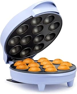 Holstein Housewares Cake Pop Maker, Lavender - Makes 12 Cake Pops, Non-Stick Coating, Perfect for Birthday and Holiday Parties