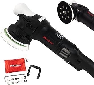 Maxshine M15 Pro Dual Action Polisher – 15 mm Long Throw, 1000 W Power, 5″ Backing Plate, Variable Speed 2,500–5,000 OPM, Low Vibration Ergonomic – Professional Car & Marine Paint Correction Buffer
