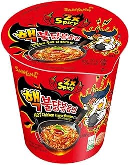 Samyang Hot Chicken Ramen 2X Spicy Cup - 6 Cups