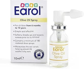 Baby Earol Olive Oil Ear Spray, for Babies and Children from 6 Months, for Ex...