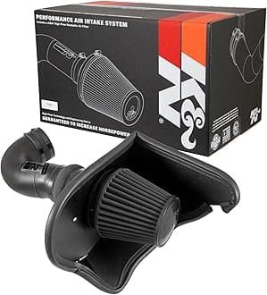 K&N Cold Air Intake Kit: High Performance, Increase Horsepower: Compatible with 2016-2019 Chevy Camaro SS, 6.2L V8, 71-3092
