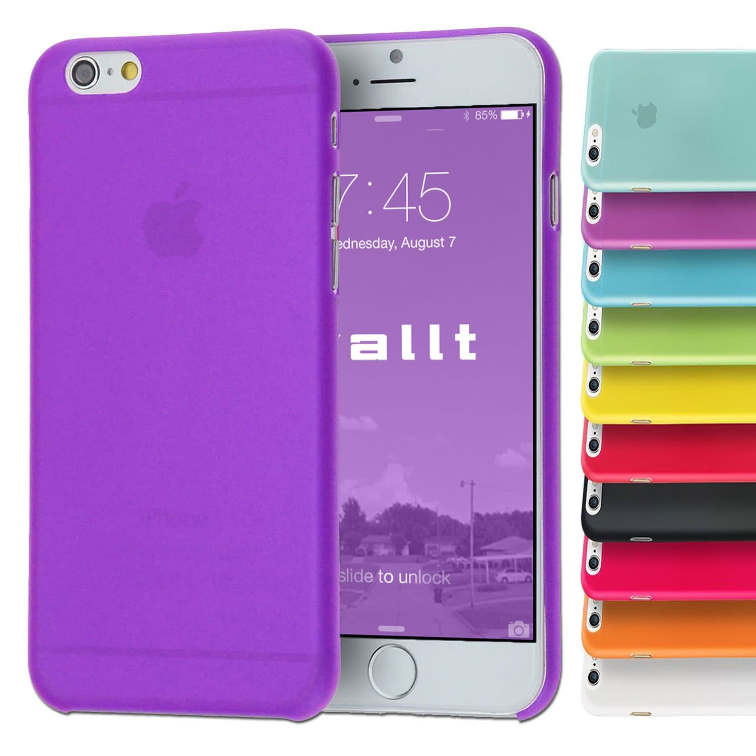 Iphone 6 Plus Case, 5.5 Inch Ultra Slim 0.3mm Case / Extremely Thin Transparent TPU Back Cover / Air Thin (Does NOT Fit I Phone 5 5s 5c 4 4s or 6 4.7 Inch Screen) (Purple)