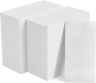 420PACK Disposable Hand Towels for Bathroom, Soft and Absorbent Paper Guest Towels Disposable Decorative Bathroom Hand Napkins for Kitchen, Parties, Weddings, Dinners