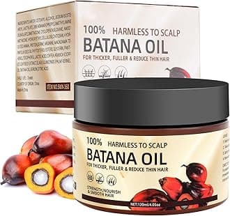 Batana Oil for Hair Growth,120ml Raw Batana Oil,Pure Botana Hair Butter Hair Growth Oil for Healthier,Thicker,Fuller Hair,Nourishes Dry Scalp and Damaged Hair