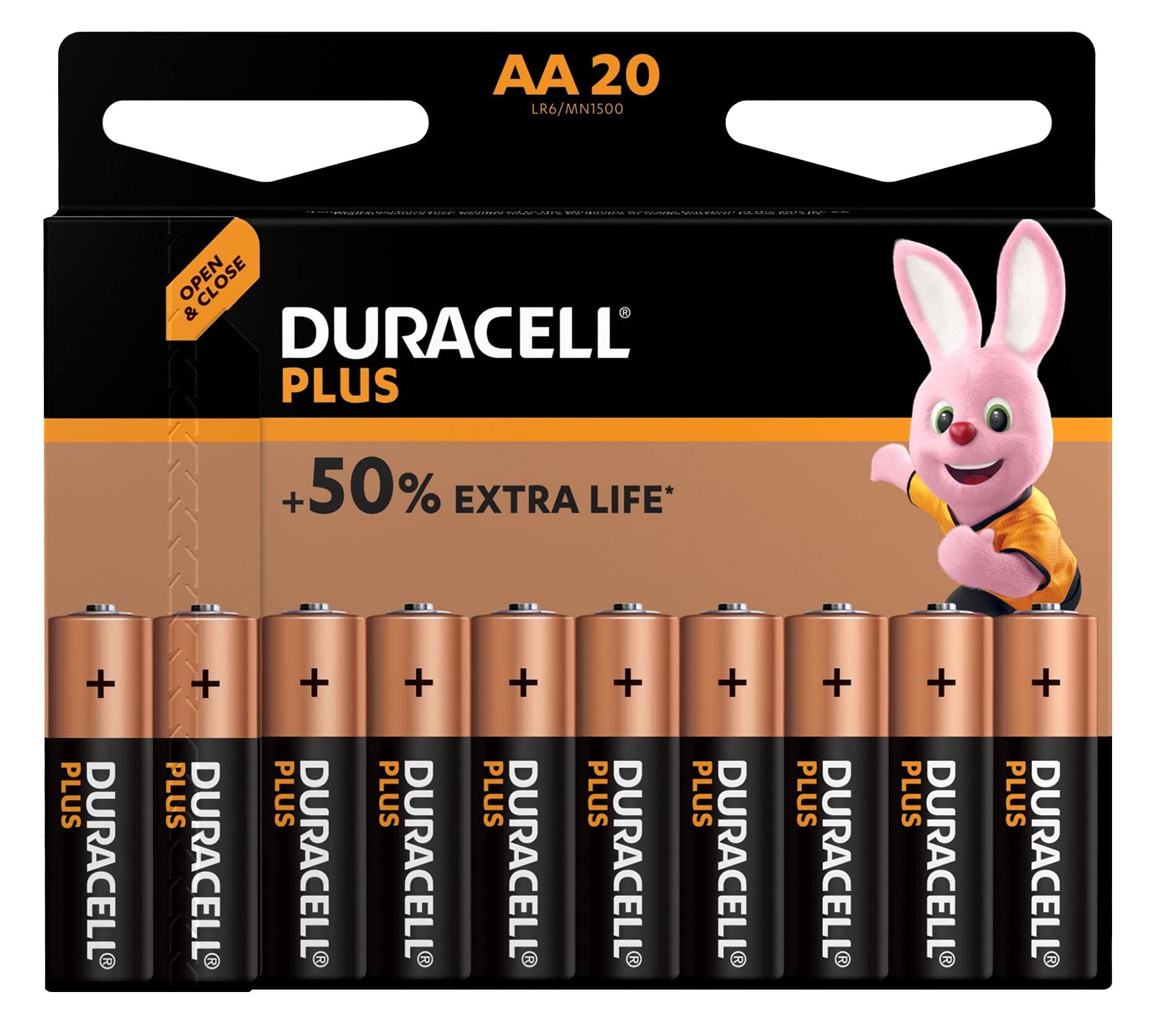 Plus AA Batteries [Pack of 20]