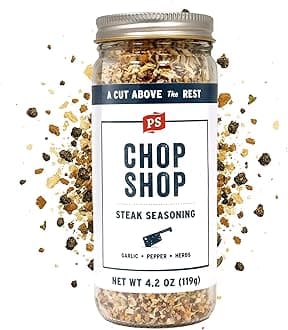 PS Seasoning Chop Shop - Garlic and Herb Seasoning - Steak Spice Rub for Grilling - All-Purpose Seasonings and Spices for Cooking Prime Cuts, Burgers, Pork, Chicken, Potatoes, and Veggies