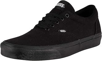 Vans Doheny, Men’s Trainers, Black ((Canvas) Black/Black 186), 10.5 (45 EU)))
