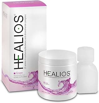 HEALIOS Grape Flavored Dietary Supplement Powder Form, Naturally Occurring L-Glutamine, L-Arginine Trehalose, 12 Ounce