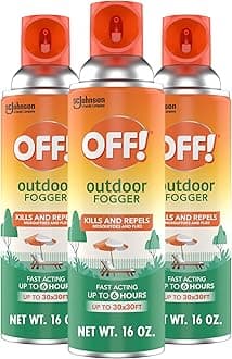 Wooden OFF Backyard Pretreat Outdoor Fogger, 16 Ounces - 3 Pack