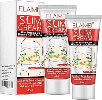 ELAIMEI Weight Loss for Women, Hot Cream Belly Fat Burner (1 pack), Fat Burning Cream for Stomach, Legs, Abdomen, Arms, Buttocks, Cellulite Sweat Cream Slimming and Firming Body