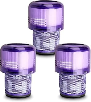 Lemige 3 Pack Vacuum Filters Replacement Parts Compatible with Dyson V11 Origin V11 Torque Drive V11 Animal V11 Complete V11 Extra V15 Detect V15s Detect Submarine Vacuums, Compare to Part 970013-02