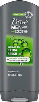 Dove Men And Care Body And Face Wash, Extra Fresh, 13.5 Ounce