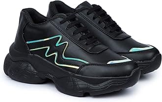 HimQuenCool Sports Shoes Design M Sticker On for Women & Girls