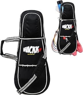 Smash Black White Tennis/Squash/Badminton kit Bag (9099), 2XL (9099i)