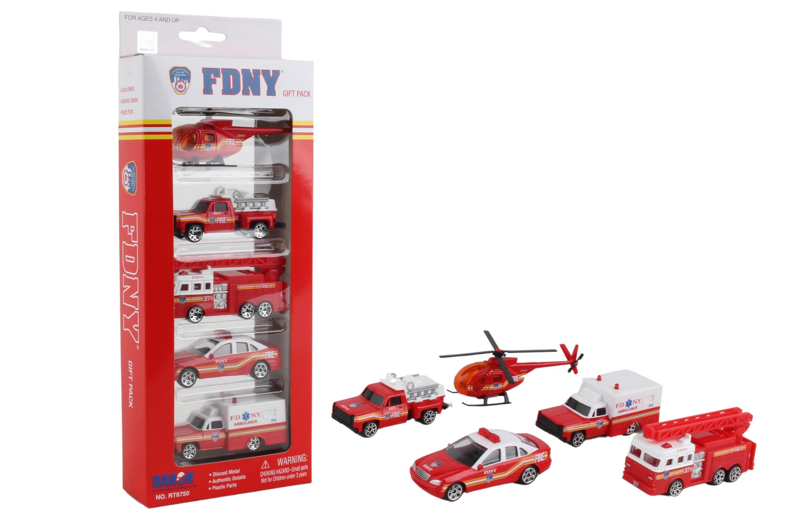 Daron FDNY Vehicle Gift Set, 5-Piece