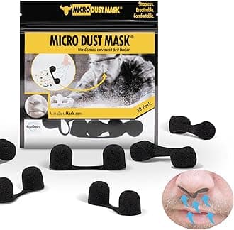 Anti-Dust Nose Protection, Personal Protective Facemask Added Protection, Dustproof Breathable Filters, Black