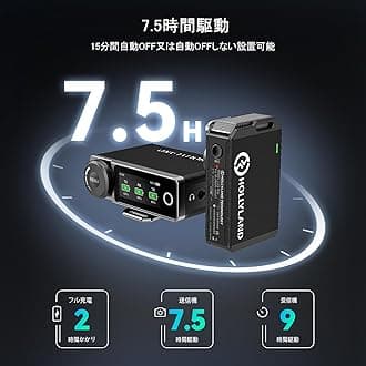 Hollyland Lark Max - Wireless Microphone - Lavalier Microphone for iOS and Android - Compatible with DSLR Cameras - Wireless Microphone - Pin Microphone - ENC Noise Cancelling - Exclusive MaxTimbre