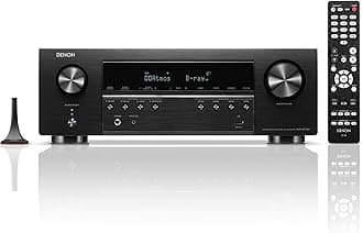 AVR-S770H 7.2 Ch Home Theater Receiver - 8K UHD HDMI Receiver (75W X 7), Wireless Streaming via Built-in HEOS, Wi-Fi, Dolby TrueHD, DTS Neural:X & DTS:X Surround Sound, Bluetooth Amplifier