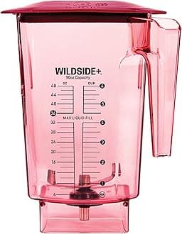 Blendtec 40-637-62 WildSide Jar, Plastic, Red