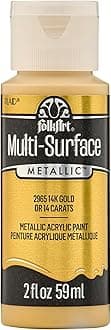multisurface metallic paint, 2 oz, Black Gold